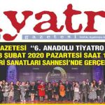 Tiyatro Gazetesi Ocak Ayı 106. Sayısı
