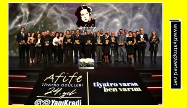 Yapı Kredi Afife Tiyatro Ödülleri 24.Kez Sahiplerini Buldu