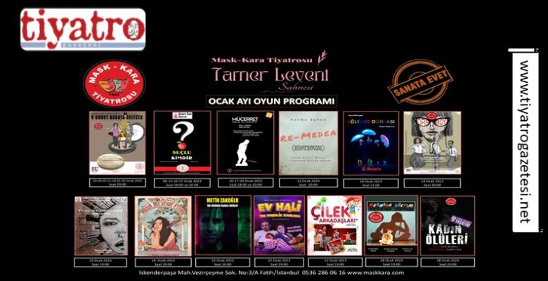 Mask-Kara Tiyatrosu / Tamer Levent Sahnesi Mask-Kara Tiyatrosu / Tamer Levent Sahnesi