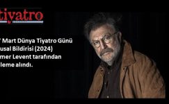 Ulusal Bildiri Tamer Levent tarafından kaleme alındı.