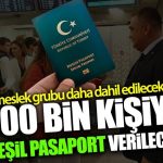Tiyatro Sanatçılarına Yeşil Pasaport