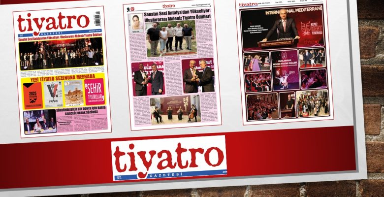 Tiyatro gazetesinin Ekim 2025 172 sayısından Merhaba,