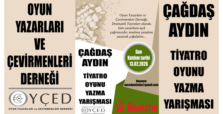 Çağdaş Aydın Tiyatro Oyunu Yazma Yarışması