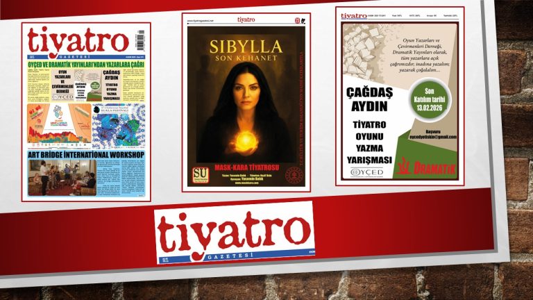 Tiyatro Gazetesi kasım 173. sayımızdan Merhaba,
