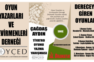 Çağdaş Aydın Oyun Yazma Yarışması Sonuçlandı