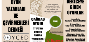 Çağdaş Aydın Oyun Yazma Yarışması Sonuçlandı